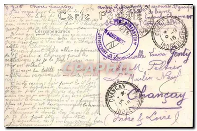 Saint-Brieuc — Boulevard de Sévigné e o Palácio de Justiça — ND. Fot. n° 111 — Verso