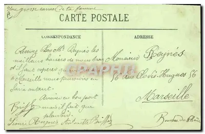 Types d'Auvergne — Un Baptême — LL. — Rewers