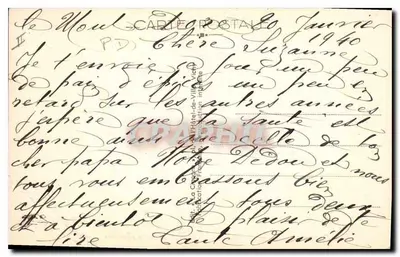 Pittoreska Auvergne — Młoda matka — Cigogne, nr 174 — Rewers