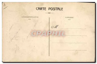 Camponês Auvergnat — A Auvergne pitoresca — Y.D.C. n°3825 — Verso