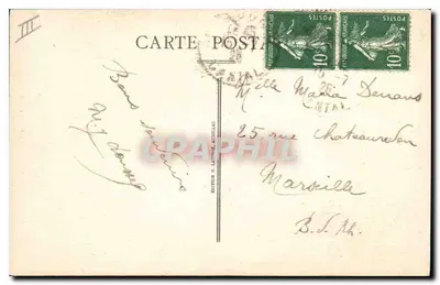 Em Auvergne — 34ème : Na Fonte do Village — Edição D. Lachiné, Auteillac — Verso