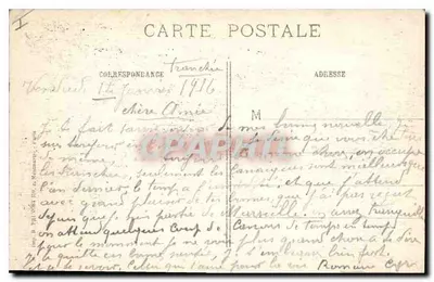 रेम्स — रॉयल प्लेस — 1914-15 के युद्ध के सम्मान के स्मारक — विज़ा पेरिस 156 — पीछे