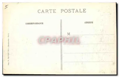 O vilarejo de LÉPINE — Após o bombardeio — Visado Paris 162 — Verso