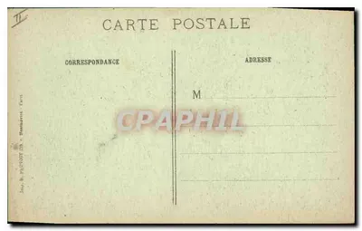 Cité des Marquises - Champagne dopo il terribile bombardamento — Visé Paris 4 bis, R.P. — Verso