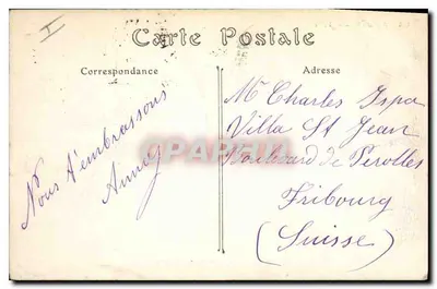 안트워프의 한 주거지에서 타는 집 — 1914년 전쟁 — ND. 사진 — 번호 205 — 뒷면