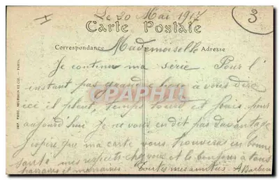 Soissons — De Kathedraal — B. Noboarène, Edit., Claye (S.-et-M.) — Achterkant
