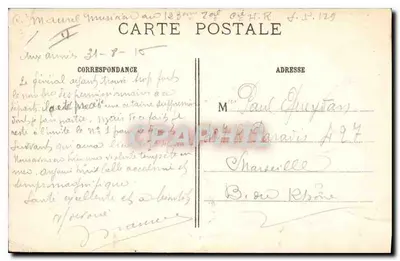 Maubeuge — Un forte distrutto dai cannoni tedeschi pesanti — IMP. BAUDINIÈRE, NANTEURX — Verso