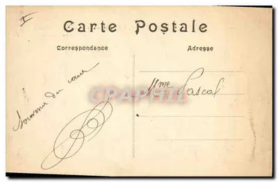 Senlis — Ulica spalona — LL. 145 Wojna 1914 — Rewers