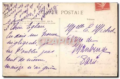 Kobieta z Auvergne — Widok na Auvergne — wydawca Paris, n° 4608 — Rewers
