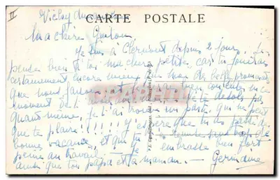 Jovem Auvergnat — A Auvergne — G. D'O. - 1026 — Verso