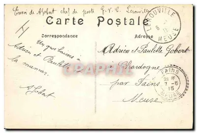 मार्न लड़ाई (6 से 12 सितंबर 1914) — विलोट — प्रकाशक ए. हेरॉन, विलोट में प्रकाशित — पीछे