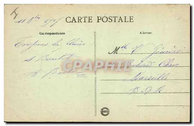 Soissons — Ponte destruída pelos Alemães — L. C. H. Paris, Vise, Paris, n° 161 — Verso