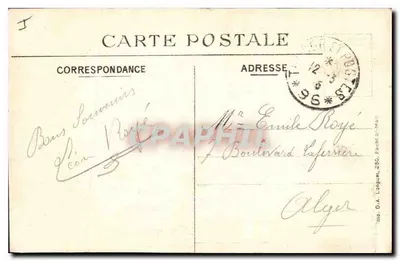 Arras — Guerra 1914 — Aspetto generale dell'Hotel de Ville dopo il bombardamento del 21 Ottobre — Editore Charles Ledieu, Arras, n° 39 — Verso