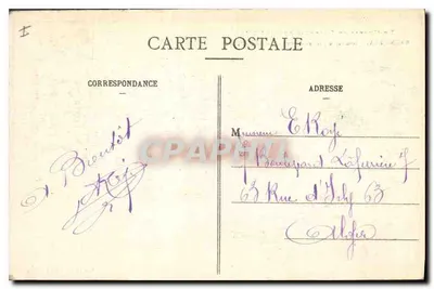 RAON-L'ÉTAPE — bombardeado pelos Alemães — Vista interna — Bastien, lit. Adil, Lunéville — Verso