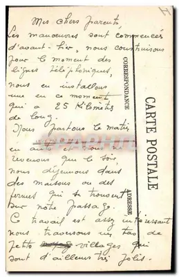 Estrasburgo — O Palácio de Justiça e a Igreja de São Pedro — LL. n°73 — Verso