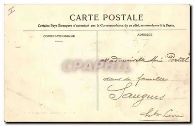 Saint-Étienne - Palácio de Justiça — editor desconhecido, n° 45 — Verso