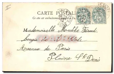 Saint-Denis — Sąd Prawa Spokojnego — B. F. Paris — Rewers