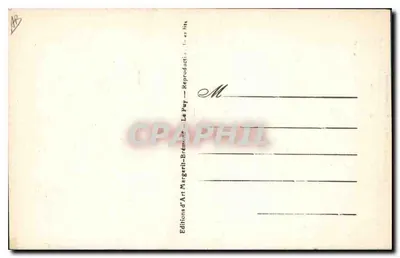 La Filatrice di lana — Tipo della vecchia contadina montanara, donna lavoratrice per eccellenza che lavora fino all'età avanzata — LE PUY, n°305 — Verso