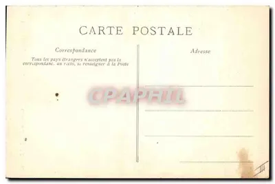 Kobieta w stroju tradycyjnym — Châtel-Guyon — wydawca nieznany — Rewers