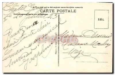 Bourrée d'Auvergne — L'Auvergne Pittoresque — Idéal, n°158 — Achterkant