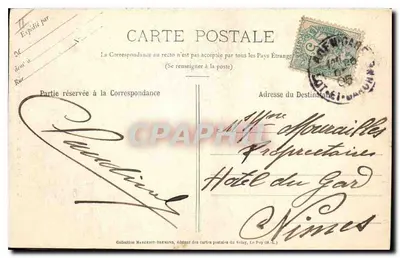 Tipo del vecchio contadino rasato delle Cévennes — 'LE VELAY ILLUSTRÉ' 313 — Cliché M. B. - Rep. int. — Verso