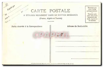 La Bourrée do Velay — dança folclórica — Editor Ch. Barbé, Le Puy, n°279 — Verso