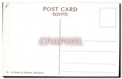 Estátua de Ramsés — Memphis — n°21 — Verso