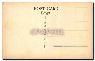 Abydos: Świątynia Setiego I — wydawca Lennert & Landrock, Kair — Rewers
