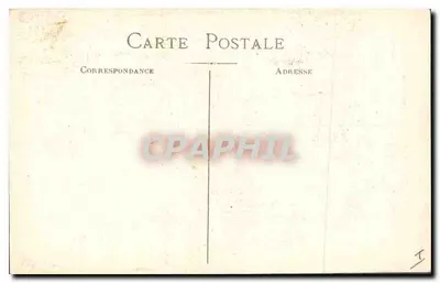 Dixmude — Uma casa perfurada por um obus grande — Edições Guiraud, Marselha, 14ª série — Verso