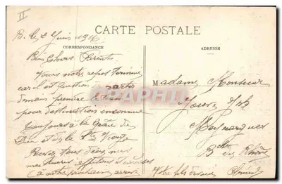 兰布库尔特轰炸后 — 洛林的战争 — Gerdolle et Briquet, 图尔 - B-1302 — 背面