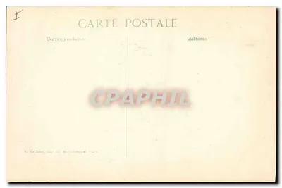 Cerca de REIMS — La Iglesia de Saint-Prix bombardeada por los alemanes — Editor Le Dufey, serie 14 — Reverso