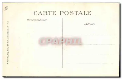 O ponte de ferro de Lagny-Thorigny destruído — 4ª Série — Editor E. Le Daire, Paris — Verso