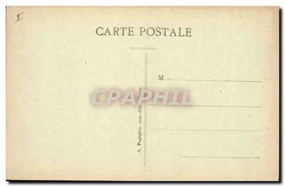 Tours (Indre-et-Loire) — Pałac Sądowy — A. Papeghin, drukarz-wydawca Tours — Rewers