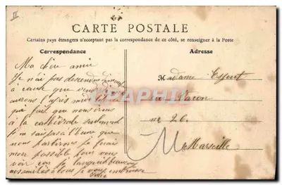 Toulouse — Sądowy Pałac Sprawiedliwości — 95 — wydawca J. Pl. & Cie, Toulouse — Rewers
