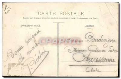 Auvergne — Traje de Clermont-Ferrand — Lib. Bouge-Béal, 21, Rue de l'Éch. Clermont-Ferrand — Verso