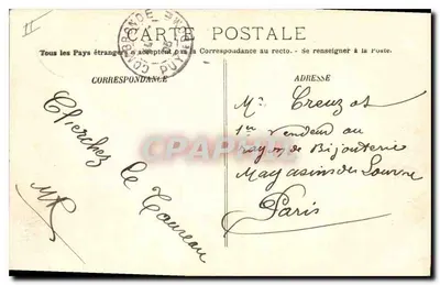 Pittoreski Auvergne — Krowy na pasie — Compromont (Puy-de-Dôme) nr 4020 — Rewers