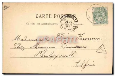 Toulouse — O Palácio de Justiça — Editor não identificado, número de série não visível — Verso