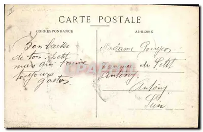 Troyes - Palácio de Justiça — Coleção T. G. — editor J. LANCE — Verso