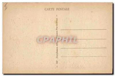 La Bourrée d'Auvergne — scena di ballo — editore Gouttefanges, n° 1007 — Verso