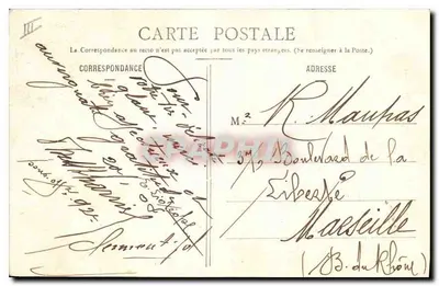 Auvergne - Costume del Mont Dore — Th. Bouge-Bald, Clermont-Ferrand — Verso