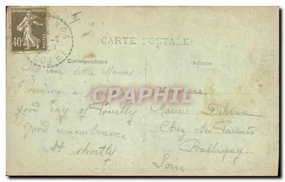 Les Accords — Le Bourbonnais — Bilinmeyen Yayımcı, no 6358 — Arka yüz