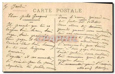 De Eerste Lach — Het Bourbonnais — Uitgever Le Bourbonnais, n° 3092 — Achterkant