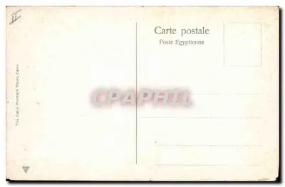 Piramidy Egipcja — widok na zachodzie — The Cairo Postcard Trust, Kair — Rewers
