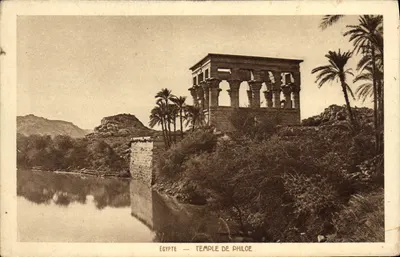 Egito — Templo de Philoé — Braun & Cie, Paris