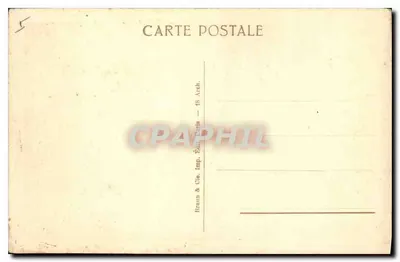 Egito — Templo de Philoé — Braun & Cie, Paris — Verso