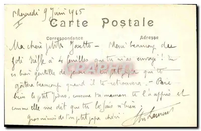 Il crimine di Reims — Chiesa di San Andrea, Via del Faubourg Cérès — LL. — Verso