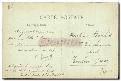 Lens - Ruínas da Grande Place — Ruins of the Principal Square — Editor: F. Fanchon, Bethune — Verso