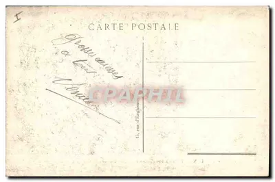 Longwy-Haut — as fortificações após o bombardeio pelos alemães — E.M. n°19 — Verso