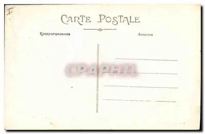 Bergues - Zniszczona świątynia — Wojna 1914-1915 — D. Berteloot, fotograf i wydawca — Rewers