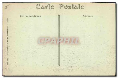 Reninghe — Igreja — Ruínas após a guerra — Editora: Impr. Phot. Neurouin & Cie, Paris — Verso